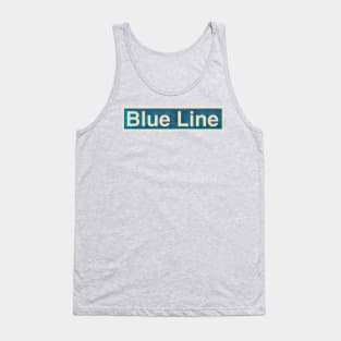 Blue Line Tank Top